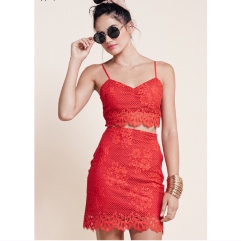 For Love and Lemons Tiki Bar Skirt NWT M